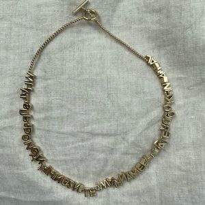 Playful gold & Other Stories necklace